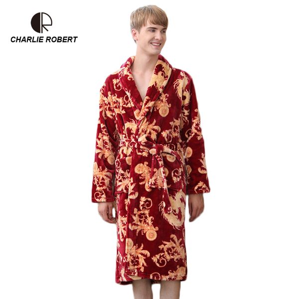 cr men's robe printing v-neck new fashion long-sleeved flannel coral fleece warm comfortable bathrobe winter style ap445 201109, Black;brown
cr men's robe printing v-neck new fashion long-sleeved flannel coral fleece warm comfortable bathrobe winter style ap445 201109, Black;brown