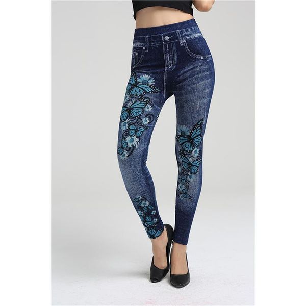 street fashion women stretch pants bottom nine points torousers seamless cotton blue butterfly print leggings slim cropped pants, Black;white
street fashion women stretch pants bottom nine points torousers seamless cotton blue butterfly print leggings slim cropped pants, Black;white
