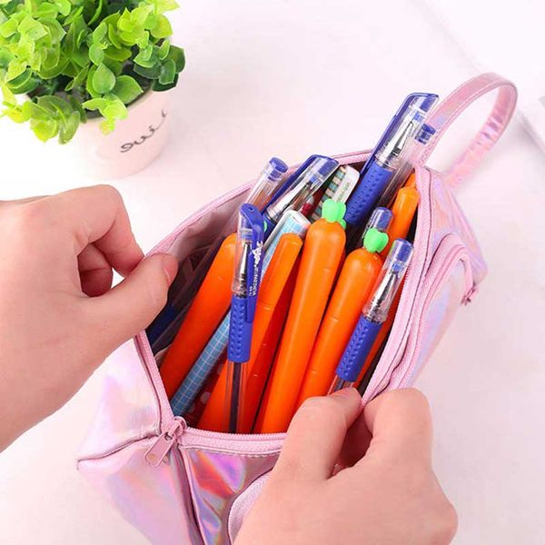 holographic kawaii bag iridescent laser pencil case for girls school large capacity pencil bag school box big pencils pouch
holographic kawaii bag iridescent laser pencil case for girls school large capacity pencil bag school box big pencils pouch