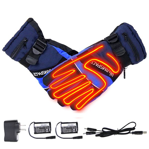 warmspace waterproof cycling heating mountain road bike warm rechargeable electric battery heated ski gloves, Blue;gray
warmspace waterproof cycling heating mountain road bike warm rechargeable electric battery heated ski gloves, Blue;gray
