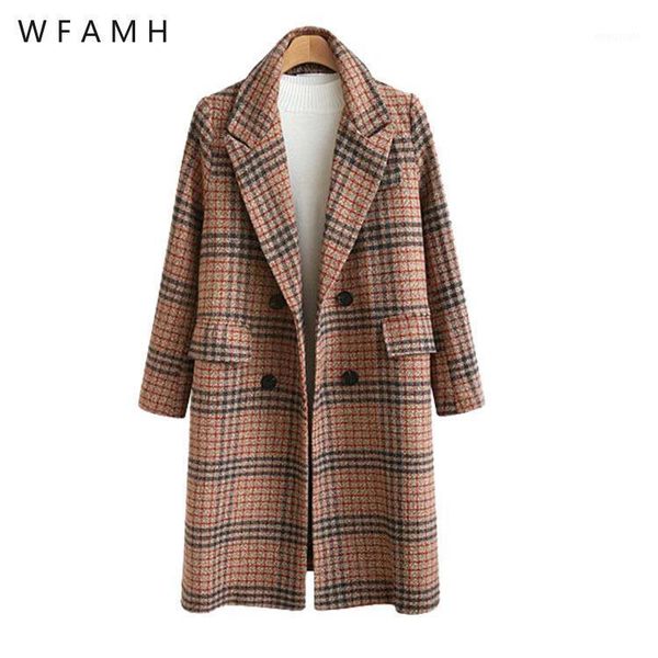 european station autumn and winter clothing new women's british style large size loose mid-length plaid woolen woolen coat coat1, Black
european station autumn and winter clothing new women's british style large size loose mid-length plaid woolen woolen coat coat1, Black