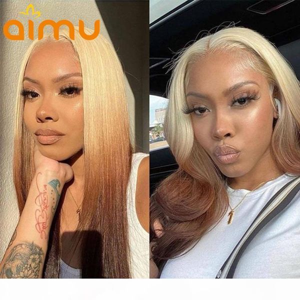 hd transparent ombre 613 blonde 13x6 frontal wigs straight pre plucked colored lace front wigs for black women brazilian remy, Black;brown
hd transparent ombre 613 blonde 13x6 frontal wigs straight pre plucked colored lace front wigs for black women brazilian remy, Black;brown