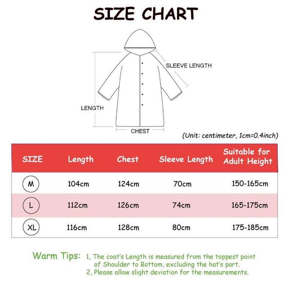 yuding 1pc waterproof transparent eva women men clear fashion long raincoat jacket hooded cover for boy girl pa bbybts
yuding 1pc waterproof transparent eva women men clear fashion long raincoat jacket hooded cover for boy girl pa bbybts