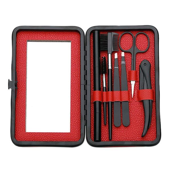 eyebrow tools & stencils 7pcs kit, grooming trimming kit with razor comb scissors trimmer tweezers pencil
eyebrow tools & stencils 7pcs kit, grooming trimming kit with razor comb scissors trimmer tweezers pencil