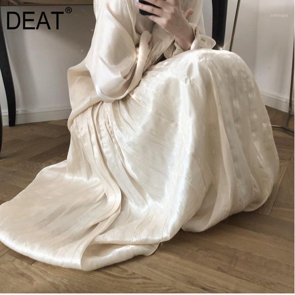 deat 2020 new summer fashion women clothes pleated vintage loose a-line skirts high waist japan styles bottoms wf202071, Black
deat 2020 new summer fashion women clothes pleated vintage loose a-line skirts high waist japan styles bottoms wf202071, Black