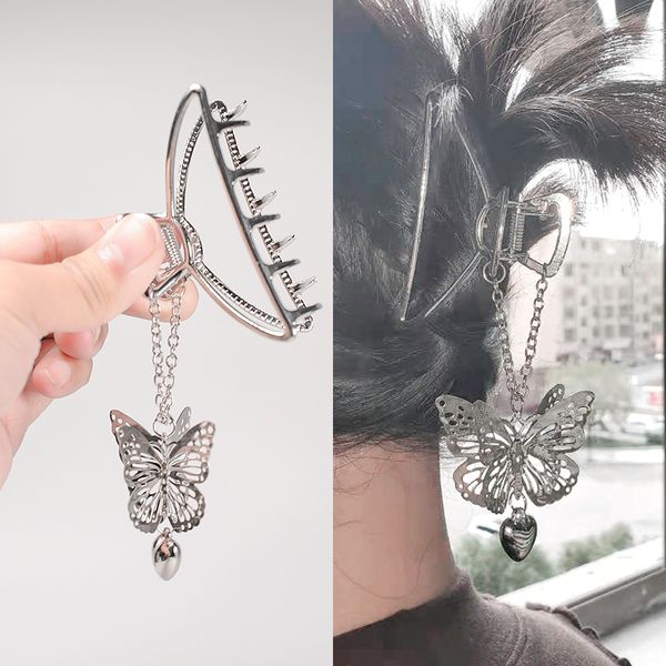 butterfly pendant net red 2020 new korea simple back clip tassel metal hairpin foreign style
butterfly pendant net red 2020 new korea simple back clip tassel metal hairpin foreign style