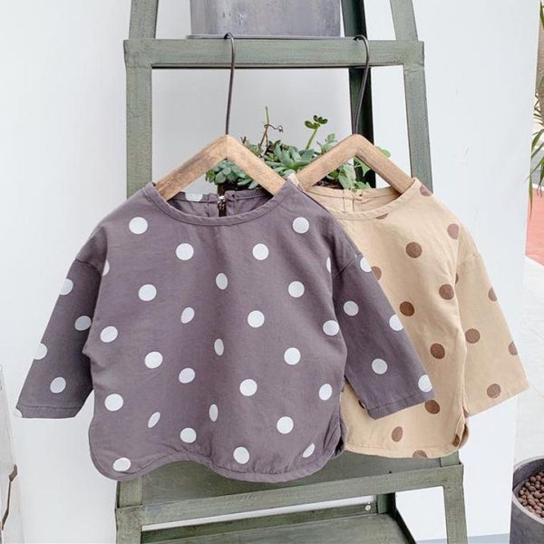 2021 autumn new baby o-neck dot girls blouse children girl long sleeve shirt nhch, Black;white
2021 autumn new baby o-neck dot girls blouse children girl long sleeve shirt nhch, Black;white