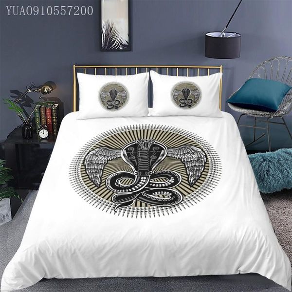 bedding sets animal 3d print set cobra white quilt cover 2/3pcs soft bedliner with pillow case single double duvet customized
bedding sets animal 3d print set cobra white quilt cover 2/3pcs soft bedliner with pillow case single double duvet customized