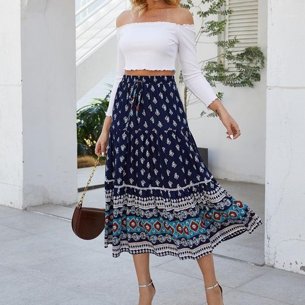 bohemian chic hippie women beach floral print high elastic waist a line bohemian long skirt female1, Black
bohemian chic hippie women beach floral print high elastic waist a line bohemian long skirt female1, Black