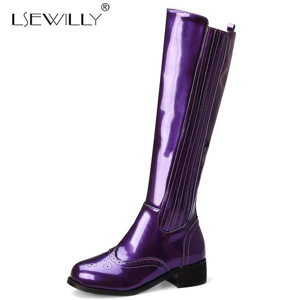 lsewilly 2020 bright big size 43 brogue shoes woman riding boots female shoes winter knee high boots women, Black
lsewilly 2020 bright big size 43 brogue shoes woman riding boots female shoes winter knee high boots women, Black