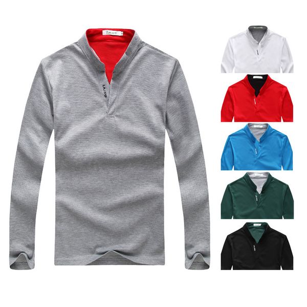 2020 new spring and summer placket printed men's stand collar long sleeve polo t-shirt t26, White;black
2020 new spring and summer placket printed men's stand collar long sleeve polo t-shirt t26, White;black