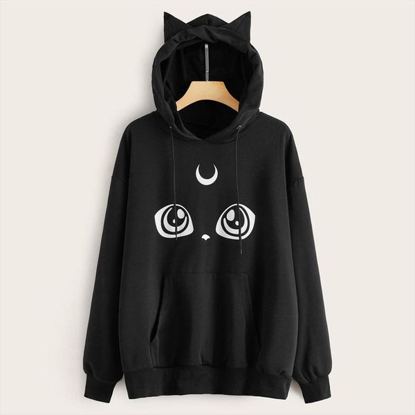 women sweatshirts autumn hooded long sleeve hoodies sweatshirt women cat print hoodie poleron mujer plus size j31, Black
women sweatshirts autumn hooded long sleeve hoodies sweatshirt women cat print hoodie poleron mujer plus size j31, Black