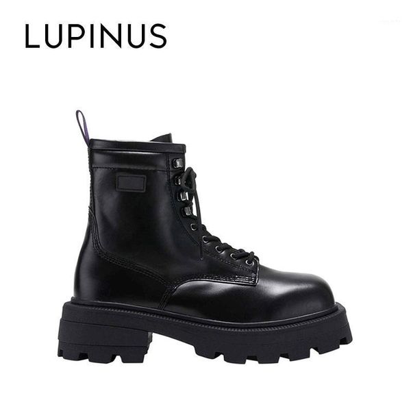 lupinus 2020 new fashion punk style platform ankle boots for women chic square toe design women army boots autumn1, Black
lupinus 2020 new fashion punk style platform ankle boots for women chic square toe design women army boots autumn1, Black