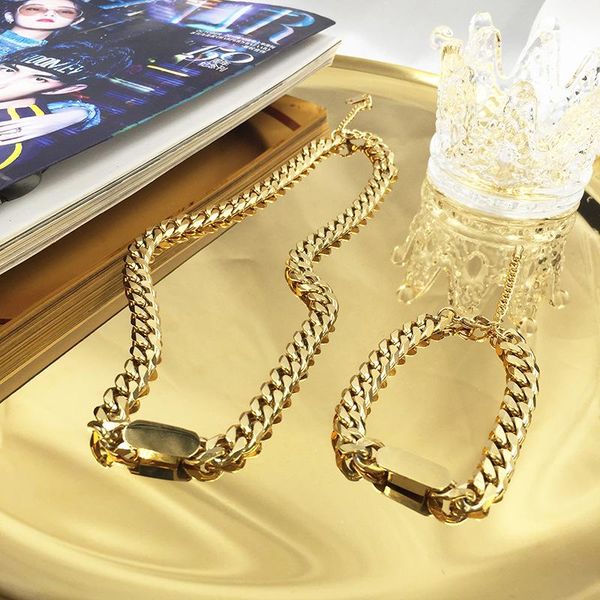 luxurys designers 2021 fashion golden chain necklace titanium steel necklace does not fall hip hop, Silver
luxurys designers 2021 fashion golden chain necklace titanium steel necklace does not fall hip hop, Silver