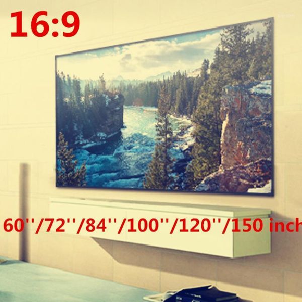 foldable 16:9 projector 60 72 84 100 120 150 inch white projection screen edging projector screen tv home audio-visual1
foldable 16:9 projector 60 72 84 100 120 150 inch white projection screen edging projector screen tv home audio-visual1