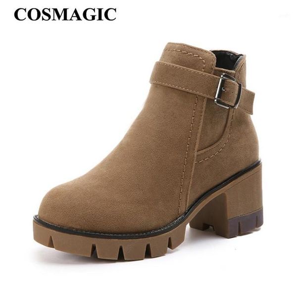 boots cosmagic 2021 winter women buckle ankle motorcycle nubuck leather square heel warm plush platforms short botas mujer1, Black
boots cosmagic 2021 winter women buckle ankle motorcycle nubuck leather square heel warm plush platforms short botas mujer1, Black