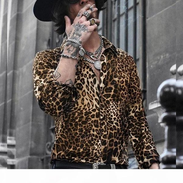 men shirt men's leopard print shirt 2020 fashion nightclub party prom men shirt slim long sleeve hawaiian shirts male, White;black
men shirt men's leopard print shirt 2020 fashion nightclub party prom men shirt slim long sleeve hawaiian shirts male, White;black