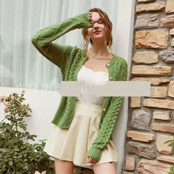 women's new autumn winter 2020 solid color soft cardigan wavy casual knitted sweater for outer wear coat sweatersweater sweater hxqv2 h, White;black
women's new autumn winter 2020 solid color soft cardigan wavy casual knitted sweater for outer wear coat sweatersweater sweater hxqv2 h, White;black