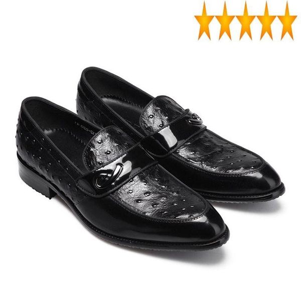 dress shoes formal business british pointed toe slip on cow leather loafers oxford wedding footwear men, Black
dress shoes formal business british pointed toe slip on cow leather loafers oxford wedding footwear men, Black