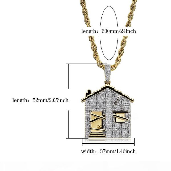 trap house pendant necklace men iced out cubic zirconia chains copper material hip hop punk gold silver color charms jewelry
trap house pendant necklace men iced out cubic zirconia chains copper material hip hop punk gold silver color charms jewelry