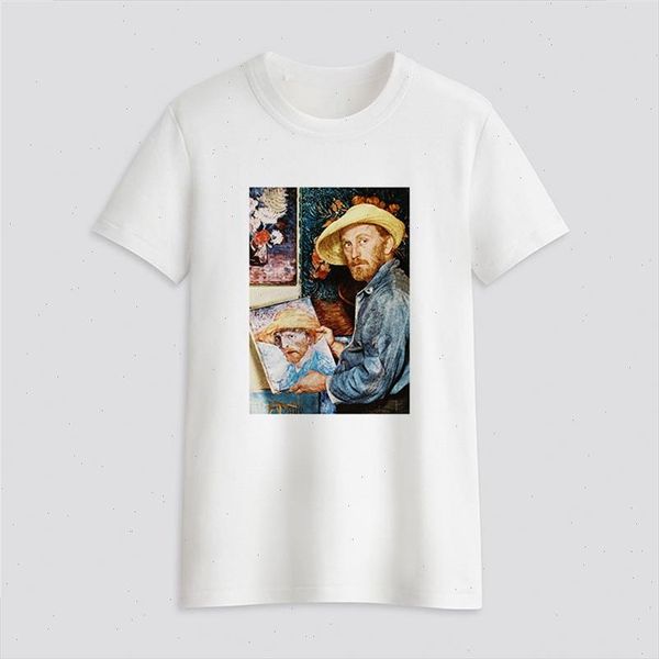 van gogh art painting graphics t shirt female t shirt harajuku street clothing casual drop shipping, White
van gogh art painting graphics t shirt female t shirt harajuku street clothing casual drop shipping, White