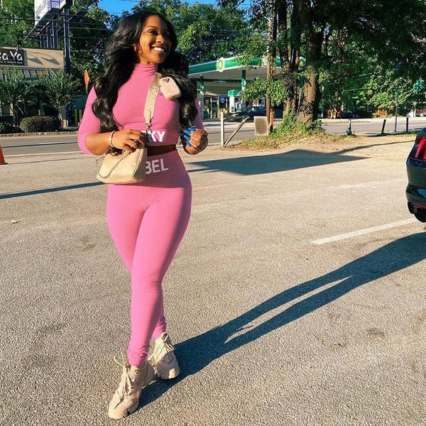твердая вышивка лаки этикетка повседневный two piece set с длинным рукавом водолазка t-shirt + гетры спортивные костюмы женские беговые эпик, Gray
твердая вышивка лаки этикетка повседневный two piece set с длинным рукавом водолазка t-shirt + гетры спортивные костюмы женские беговые эпик, Gray