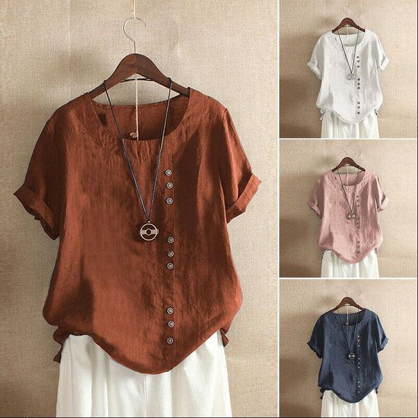 2021 gothic summer women cotton linen baggy blouse short sleeve loose ladies linen blouse shirt mujer blusa plus size, White
2021 gothic summer women cotton linen baggy blouse short sleeve loose ladies linen blouse shirt mujer blusa plus size, White