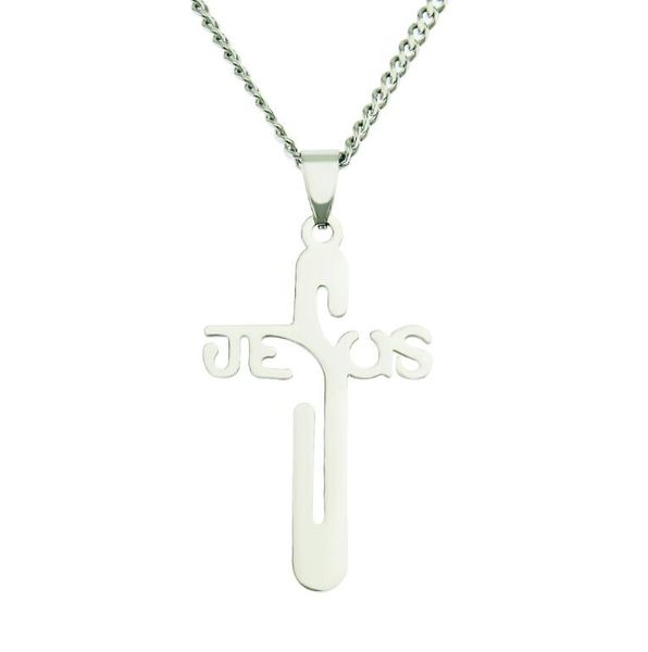 hip hop creative letter cross pendant necklace smooth stainless steel necklace hip hop jewellery new hot, Silver
hip hop creative letter cross pendant necklace smooth stainless steel necklace hip hop jewellery new hot, Silver