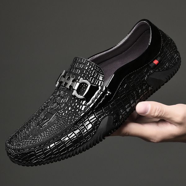 luxurious bright leather men shoes high-end brand shoes autumn genuine leather loafers moccasins shoes casual mens dress, Black
luxurious bright leather men shoes high-end brand shoes autumn genuine leather loafers moccasins shoes casual mens dress, Black