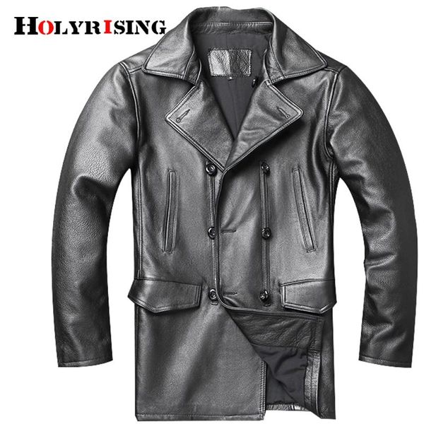 5xl cowhide leather jacket men's mid-length lapel windbreaker europe style slim coat double-breasted leather men coat trench, Black
5xl cowhide leather jacket men's mid-length lapel windbreaker europe style slim coat double-breasted leather men coat trench, Black