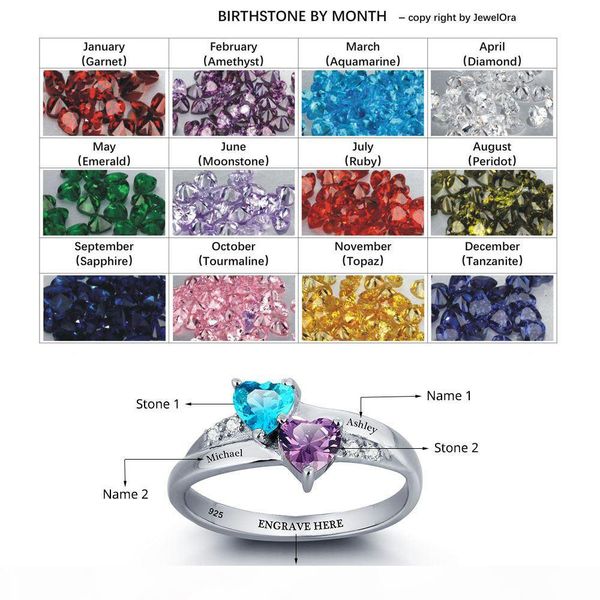 personalized engrave name diy birthstone love promise ring 925 sterling silver heart rings gift box (jewelora ri101781, Slivery;golden
personalized engrave name diy birthstone love promise ring 925 sterling silver heart rings gift box (jewelora ri101781, Slivery;golden
