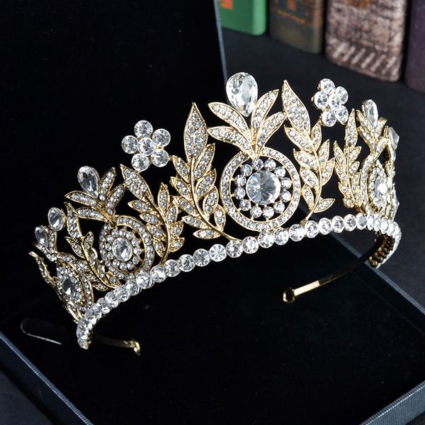 new fashion baroque luxury crystal bridal crown tiaras gold diadem tiaras for women bride wedding hair accessories y19051302, Slivery;golden
new fashion baroque luxury crystal bridal crown tiaras gold diadem tiaras for women bride wedding hair accessories y19051302, Slivery;golden