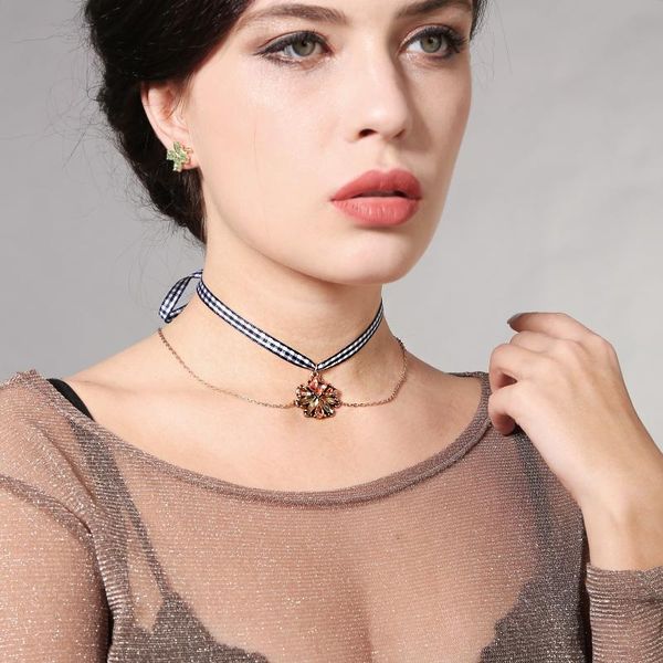 pendant necklaces 2021 bohemia gold color chain colorful cotton lattice choker necklace for women sweet charming gift jewelry accessories, Silver
pendant necklaces 2021 bohemia gold color chain colorful cotton lattice choker necklace for women sweet charming gift jewelry accessories, Silver