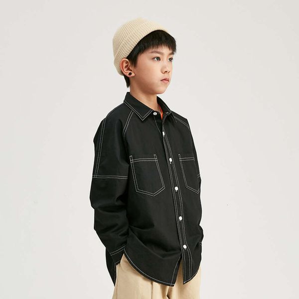 2020 clothing - lu spring children's new street sle simple long sve shirt for middle large children, boys and girls' coat g9en, Black
2020 clothing - lu spring children's new street sle simple long sve shirt for middle large children, boys and girls' coat g9en, Black