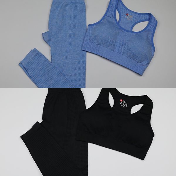 2 pieces set women seamless yoga set fitness clothing sportswear woman vital gym leggings padded push-up sports bra sports suits c0122, Black;white
2 pieces set women seamless yoga set fitness clothing sportswear woman vital gym leggings padded push-up sports bra sports suits c0122, Black;white