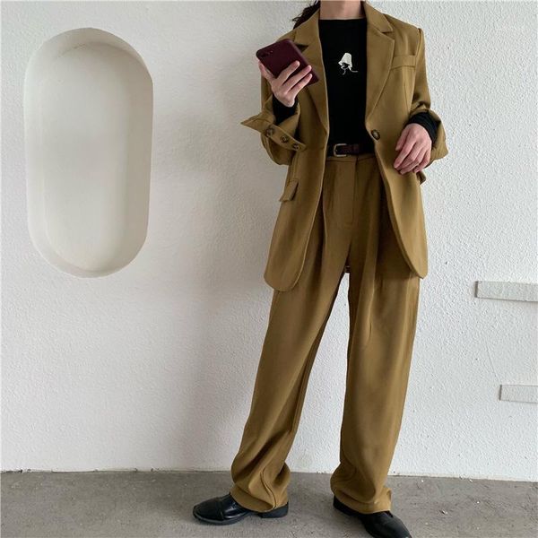 women's suits new women loose pants suits temperament chic lazy cozy office lady wearing notched collar coat & long pants1, White;black
women's suits new women loose pants suits temperament chic lazy cozy office lady wearing notched collar coat & long pants1, White;black