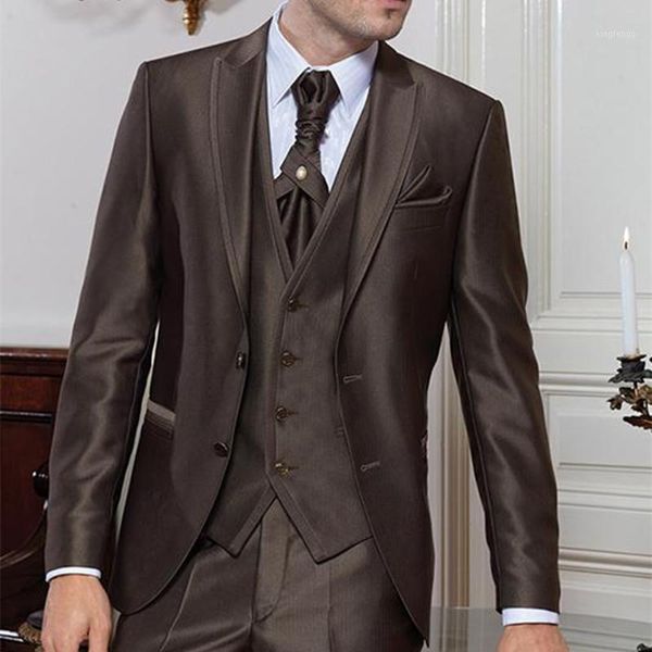 fashion design two buttons brown men suit groom tuxedos groomsmen men's wedding prom suits custom made (jacket+pants+vest+tie)1, White;black
fashion design two buttons brown men suit groom tuxedos groomsmen men's wedding prom suits custom made (jacket+pants+vest+tie)1, White;black