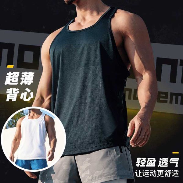 men fitness tank quickly dry sleeveless gym clothing summer workout running vest sports shirt for men, Black;blue
men fitness tank quickly dry sleeveless gym clothing summer workout running vest sports shirt for men, Black;blue