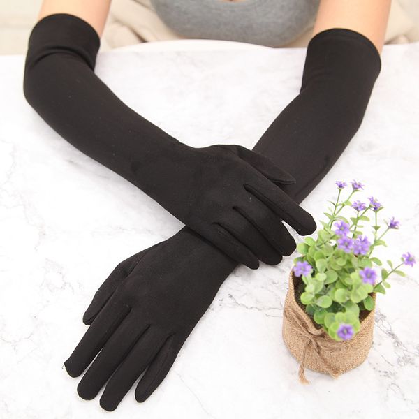 women winter long section suede fabric keep warm plus velvet windproof elegant female exquisite dinner party gloves, Blue;gray
women winter long section suede fabric keep warm plus velvet windproof elegant female exquisite dinner party gloves, Blue;gray