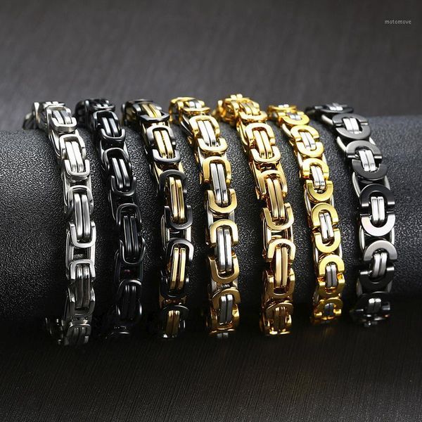 vnox 8mm punk byzantine link chain bracelets for men stainless steel heavy male pulseira1, Black
vnox 8mm punk byzantine link chain bracelets for men stainless steel heavy male pulseira1, Black