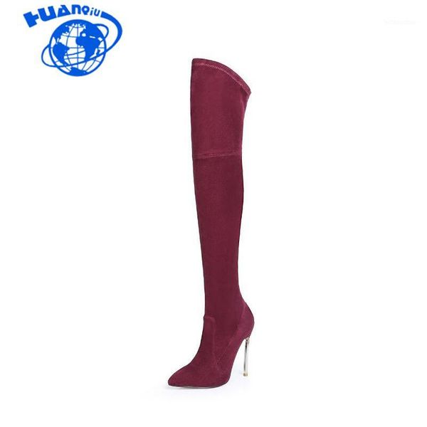 huanqiu 35-43 large size through trade explosions pointed boots 2020 super high states over the knee stretch wyq2651, Black
huanqiu 35-43 large size through trade explosions pointed boots 2020 super high states over the knee stretch wyq2651, Black