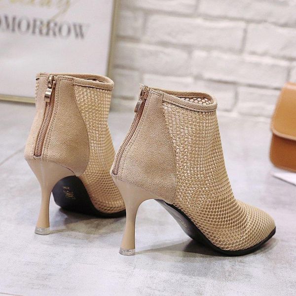 pointed casual women's fashion single shoe sandals 2021 new stiletto high heels mesh hole women's shoes, Black
pointed casual women's fashion single shoe sandals 2021 new stiletto high heels mesh hole women's shoes, Black