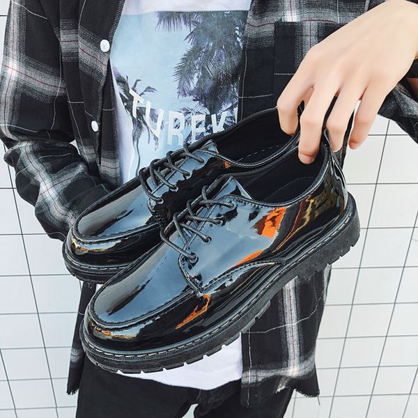 2020 new summer hong kong style mens shoes japanese-style retro round toe black leather shoes korean style plus size martin boots trendy stu
2020 new summer hong kong style mens shoes japanese-style retro round toe black leather shoes korean style plus size martin boots trendy stu