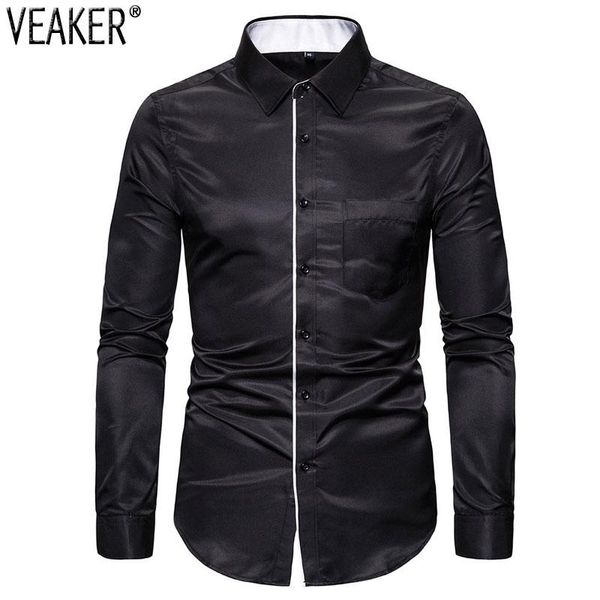 men's casual shirts 2021 autumn solid color male long sleeve business shirt black white 10 colors -5xl, White;black
men's casual shirts 2021 autumn solid color male long sleeve business shirt black white 10 colors -5xl, White;black