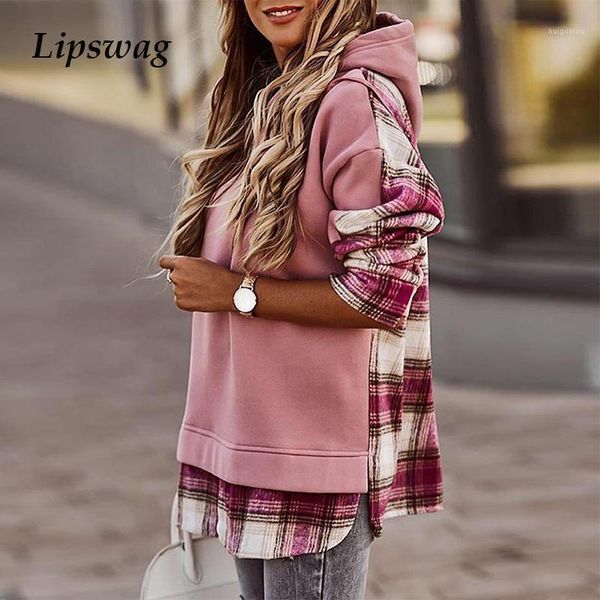 autumn casual new long sleeve loose sweatshirt elegant winter hooded pullover women's patchwork plaid leopard print hoodies1, Black
autumn casual new long sleeve loose sweatshirt elegant winter hooded pullover women's patchwork plaid leopard print hoodies1, Black