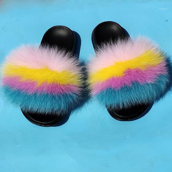 slippers fashion fur sandals women summer slipper shoes non-slip flat wear woman shoes1, Black 
slippers fashion fur sandals women summer slipper shoes non-slip flat wear woman shoes1, Black