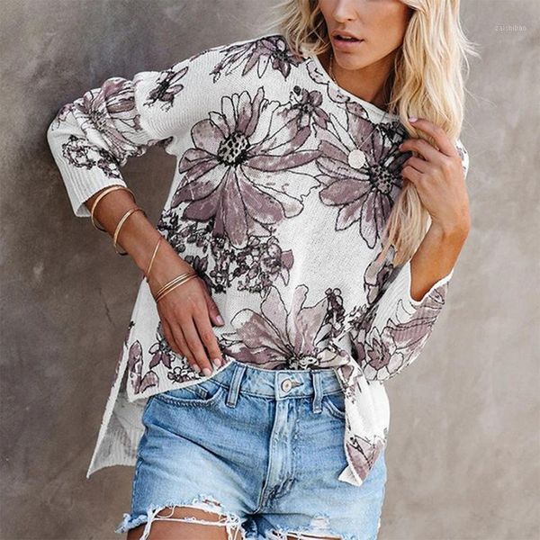 long sleeve flower sweaters stylish flower print o neck sweater for female 2020 knitted women casual loose plus size1, White;black
long sleeve flower sweaters stylish flower print o neck sweater for female 2020 knitted women casual loose plus size1, White;black