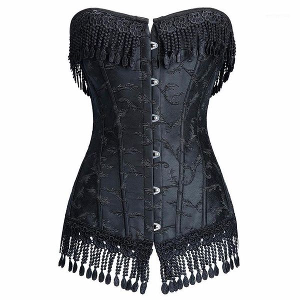 bustiers & corsets black white beige tassel vintage jacquard overbust corset lace up woman slim waist cincher body shaper boned gothic corse
bustiers & corsets black white beige tassel vintage jacquard overbust corset lace up woman slim waist cincher body shaper boned gothic corse