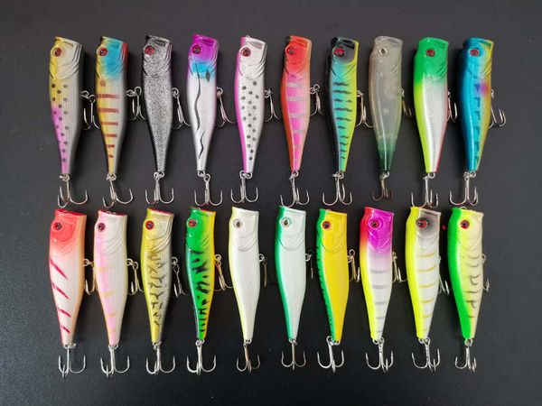 wholesale lot 20 fishing lures popper fishing bait crankbait tackle insect hooks bass 13g/8.5cm
wholesale lot 20 fishing lures popper fishing bait crankbait tackle insect hooks bass 13g/8.5cm