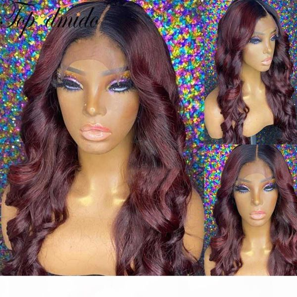 dmido #1b 99j ombre color hair lace front wigs pre plucked body wave remy hair 13x6 lace front human wigs 150%, Black;brown
dmido #1b 99j ombre color hair lace front wigs pre plucked body wave remy hair 13x6 lace front human wigs 150%, Black;brown